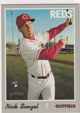 2019 Topps Heritage High Number Nick Senzel RC Cincinnati Reds #507