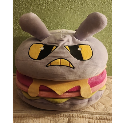 Purple Large Plush Burger Jax Productions Glitch 稀少新品　ジャックスバーガー　ぬいぐるみ Pink Green Lime ぬいぐるみ