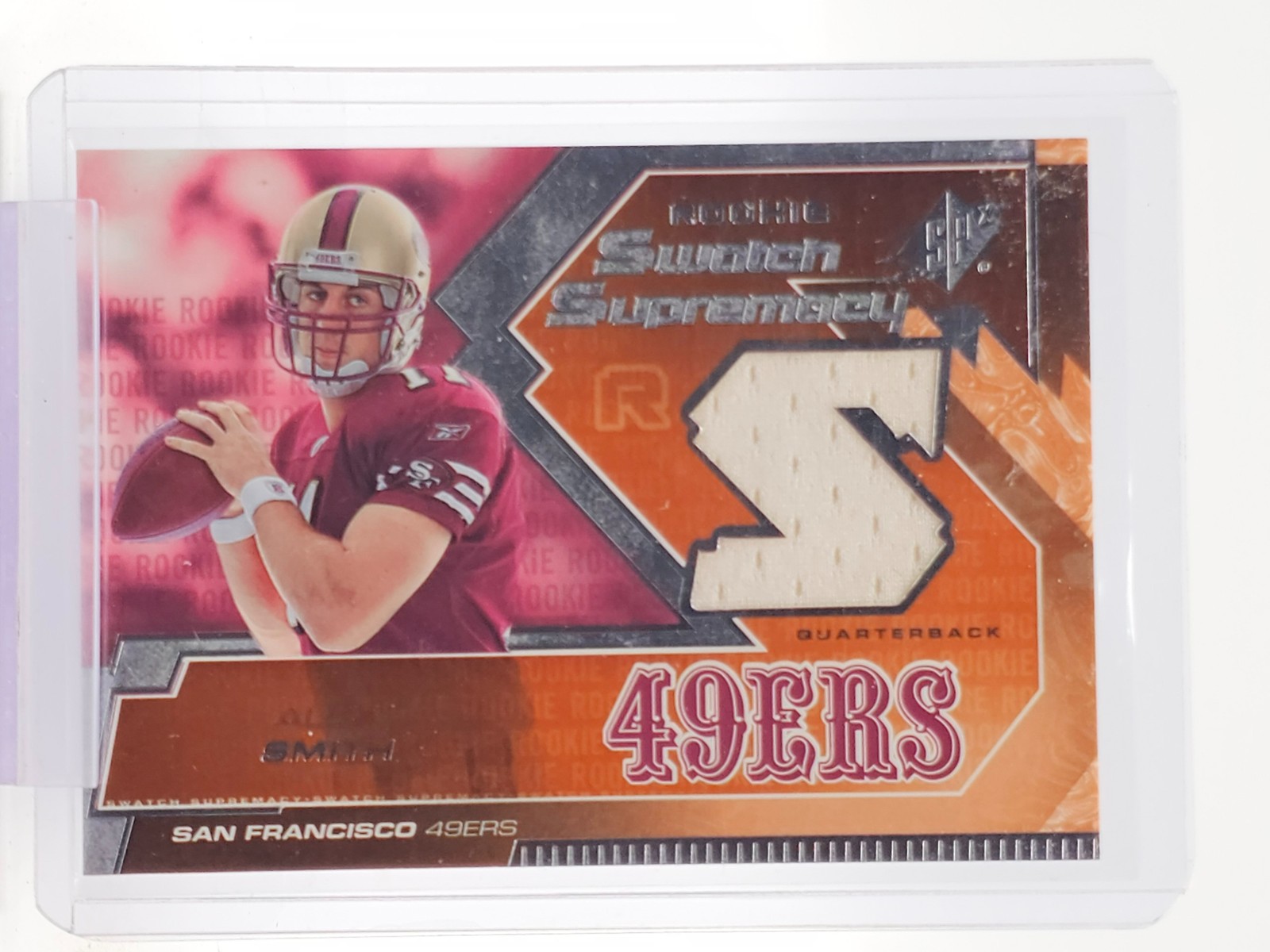 Alex Smith SPx Rookie Swatch Supremacy #RSAS Base