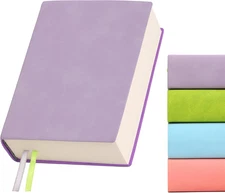 Thick Blank Journal Notebook 720 Pages 3.9 × 5.5 No Lines Soft Leather Pocket Bl