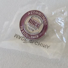 Vtg NNCC Nephrology Nursing Certification Commission Silver Tone Lapel Pin New