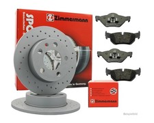 Zimmermann SPORT Z Bremsenset hinten Bremsscheiben + Bremsbeläge für SKODA AUDI