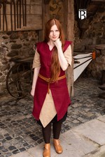 Burgschneider - Tunic Meril Red medieval fantasy costume
