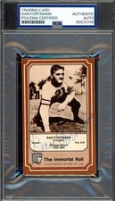 Dan Fortmann PSA DNA Signed 1975 Fleer Immortal Roll Autograph