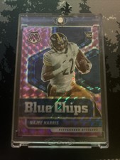 2021 Panini Mosaic - Blue Chips Najee Harris #12 Purple Mosaic Prizm /49 (RC)