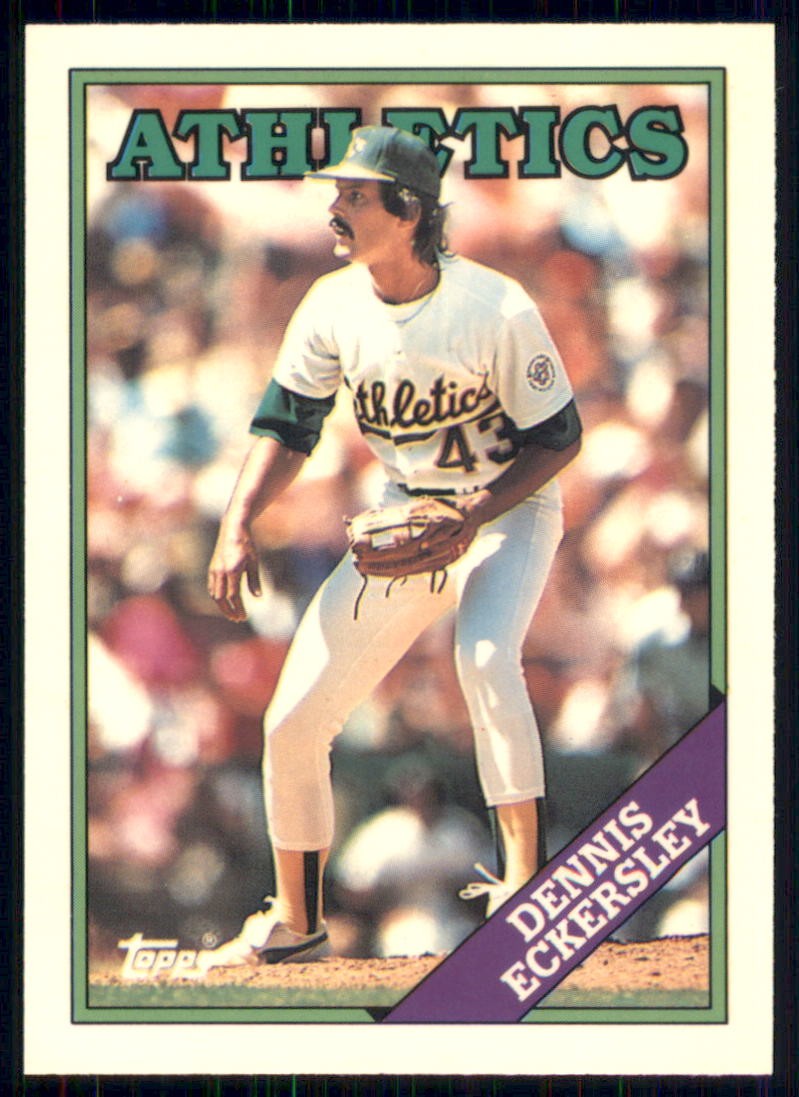 1988 Topps #72 Dennis Eckersley Collector's Edition (Tiffany)