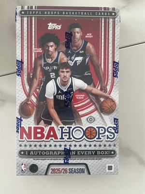 2025-26 Topps Hoops Basketball Hobby Box | Brandneu Sealed 