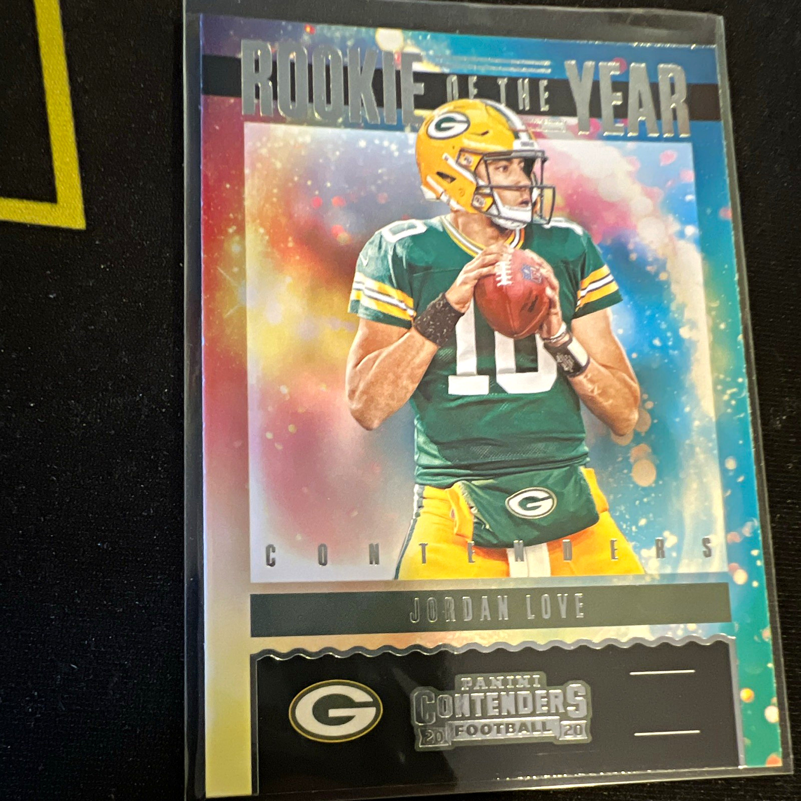 Panini 2020 Contenders Jordan Love Packers Rookie of the Year Contenders #RY-JLO