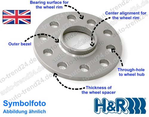 H&R Spurplatten schwarz VA 16mm & HA 24mm u.a.: VW Golf III Variant 1H5 95-96 - Bild 6 von 12