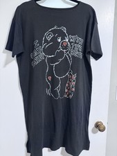 Vintage 1980S Care Bears Nightgown Highly Collectible Soft Cozy Size Large Long
