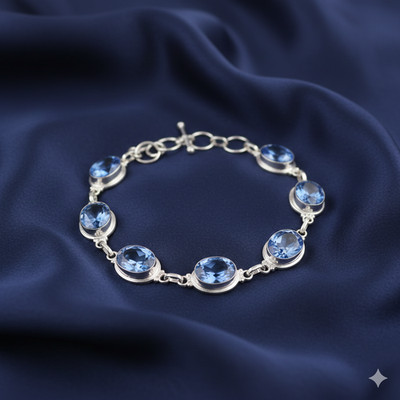 Tanzanite New Chain December Birthstone Black Friday Bracelet Jewelry 925 Silver