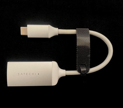 SATECHI 4k USB-C To HDMI Adapter Dongle 8 Inches TESTED   Used Only Twice