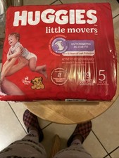 Huggies Little Movers Baby Baby Diaper Size 5 Over 27 lbs. 49680 19 Ct