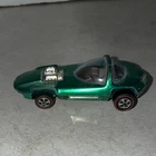 Vtg Hot Wheels Redline Silhouette Green 1967 Gray Interior Car Toy