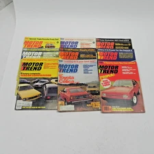 1976 MOTOR TREND MAGAZINE LOT OF 9 ISSUES CUSTOM RACING PERFORMANCE CAR REPAIRS
