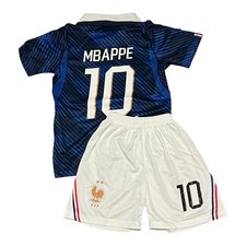 Youth Kid Mbappe 10 France Uniform Set