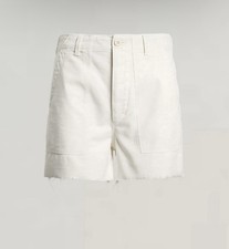 291 NWT Polo Ralph Lauren Natural Size 2 Ricky Cutoff Shorts Women's