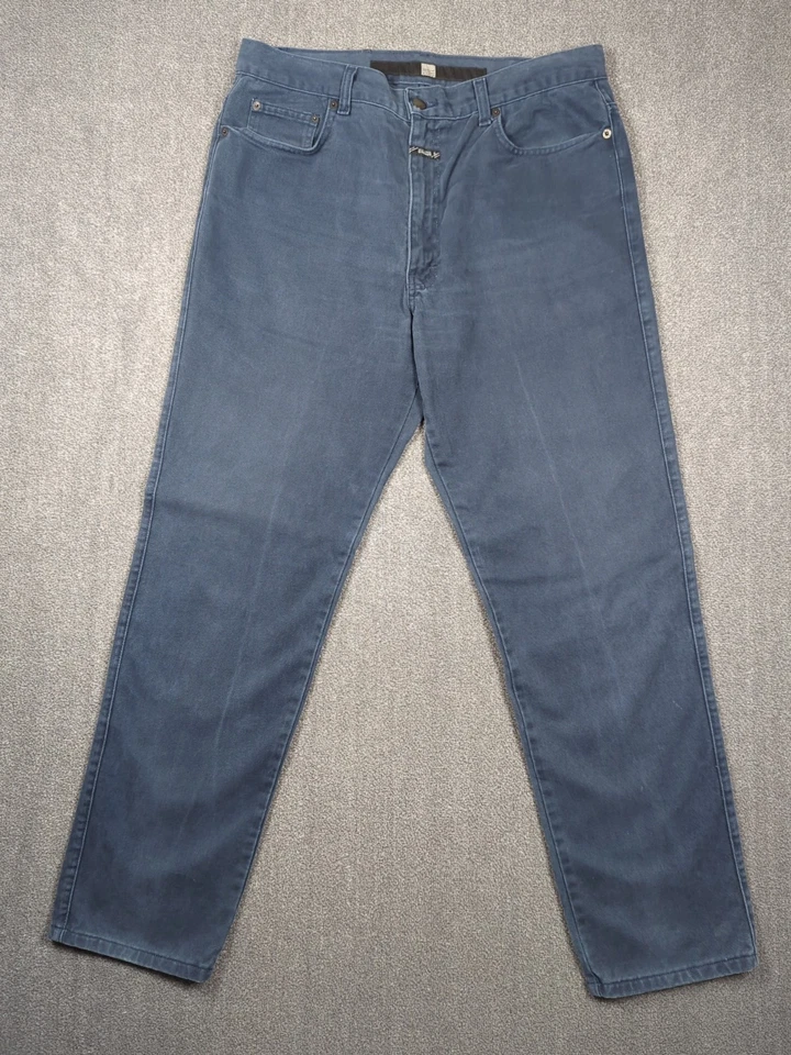 Pantalones de mezclilla de colección Marithe Francois Girbaud para hombre 36x32 azul marino Foto 3 de 4