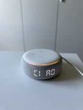 Echo Dot 3 Con Orologio Bianco