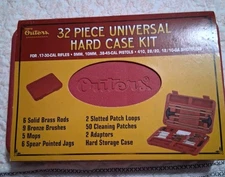 Outers 32 piece Gun Cleaning Kit in Universal Hard Case Kit Pistol Rifle Shotgun