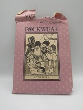 VINTAGE Folkwear Pattern 109 LITTLE FOLKS PATTERNS MOSTLY UNCUT