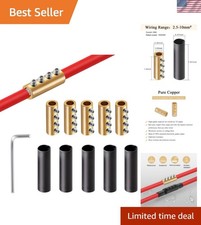 6 8 10 AWG Gauge Wire Connector Nut Kit, 80A Splicing Quick Wiring Connection...