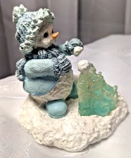 NORTHERN LIGHTS "ICE CASTLE" 1998 DREAMSICLES SIGNED KRISTIN CAST ART
