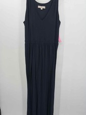 Pre-Owned Loft Navy Size Large Maxi Sleeveless Dress