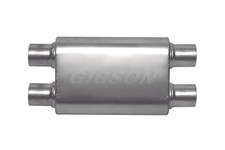 Gibson Cft Superflow Dualdual Oval Muffler - 4x9x13in2.25in Inlet2.25in Outle Gibson Cft Superflow Dualdual Oval Muffler - 4x9x13in2.25in Inlet2.25in Outle