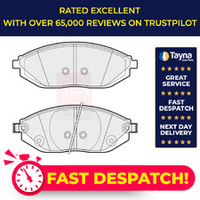 Brake Pads Set fits CHEVROLET SPARK M300 1.0 Front 2010 on 96682858 Apec Blue