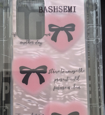 BASHSEMI & JUST FUN DESIGN PHONE Multicolor Back Case Pink Bow Astronaut