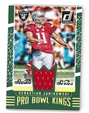 2016 Donruss #27 Sebastian Janikowski Pro Bowl Kings Studio #/25