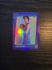 Josh Giddy 2021-22 Donruss Optic Purple Prizm Rated Rookie RC 💙