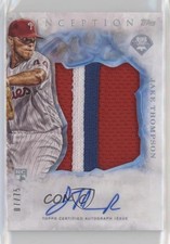 2017 Topps Inception 7/75 Jake Thompson #IAJ-JT Jumbo Patch Auto iu7