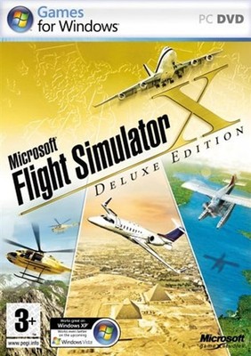 pc Microsoft Flight Simulator X Deluxe (Works on US consoles)
