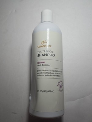 Swanson Tea Tree Oil Shampoo 16 fl oz Liquid Soothing Gentle Cleansing New