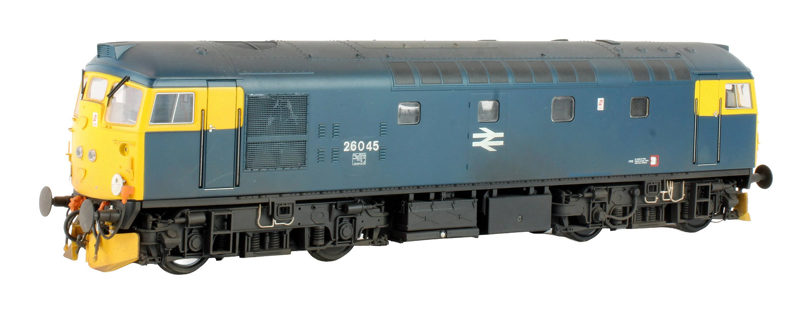 HELJAN 'O GAUGE' 2677 BR BLUE CLASS 26 045 DIESEL LOCOMOTIVE - WEATHERED