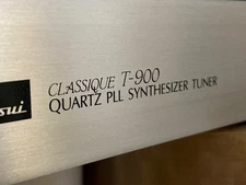 Sansui Classique T-900 Quartz PLL Synthesizer Tuner, See Video, TIme Capsule Cnd