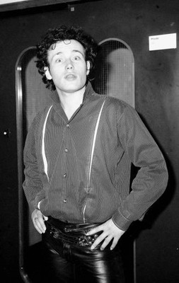 Adam Ant at Heathrow before he his band leave for New York to star- Old Photo