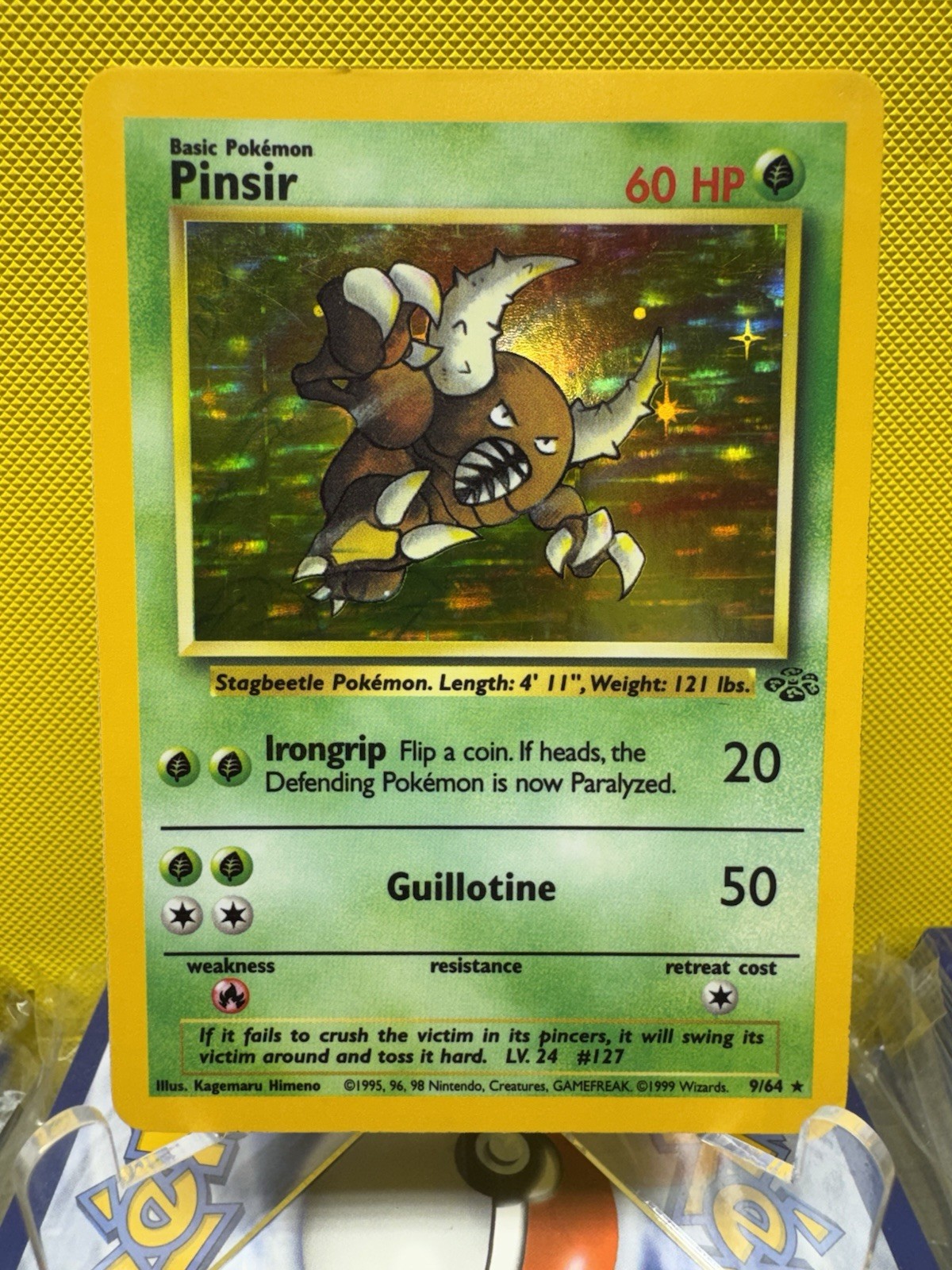 Pinsir 9/64 Pokemon Jungle Unlimited Holo HP