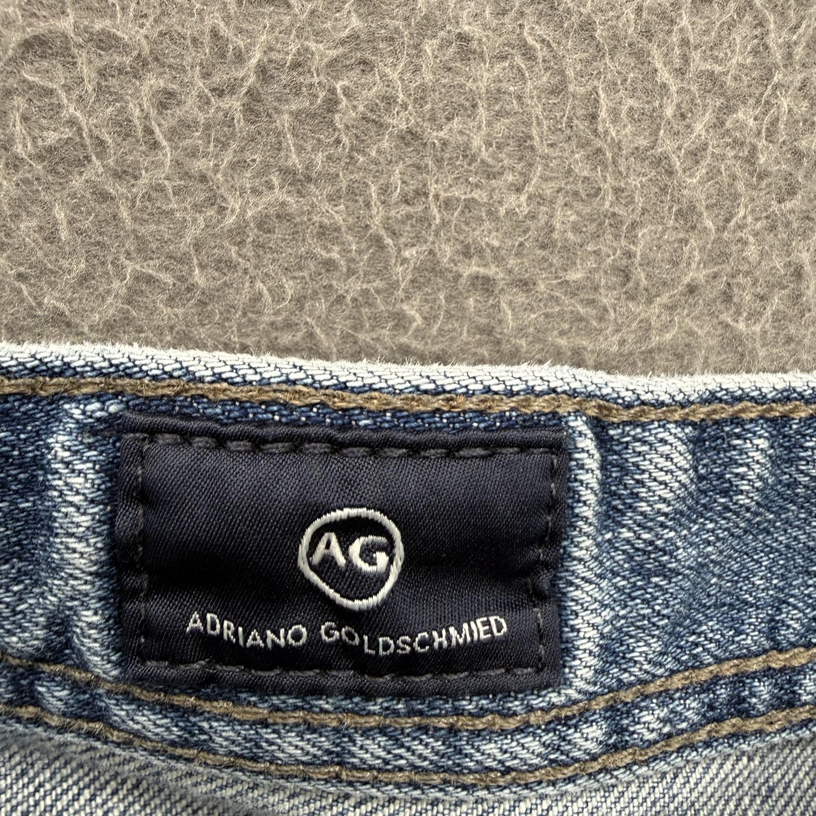 AG Adriano Goldschmied Everett Jeans Mens 33x32 Light Wash Blue Slim Straight thumbnail 4