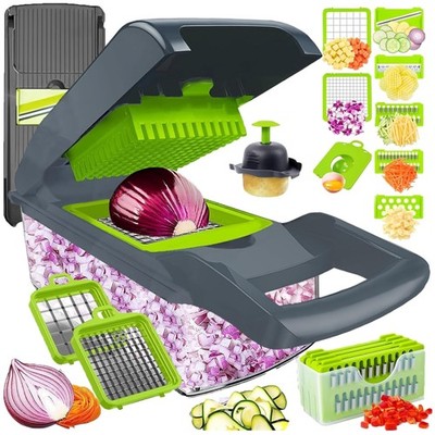 Manual Food Chopper Grater | French Fry Cutter Veggie Slicer