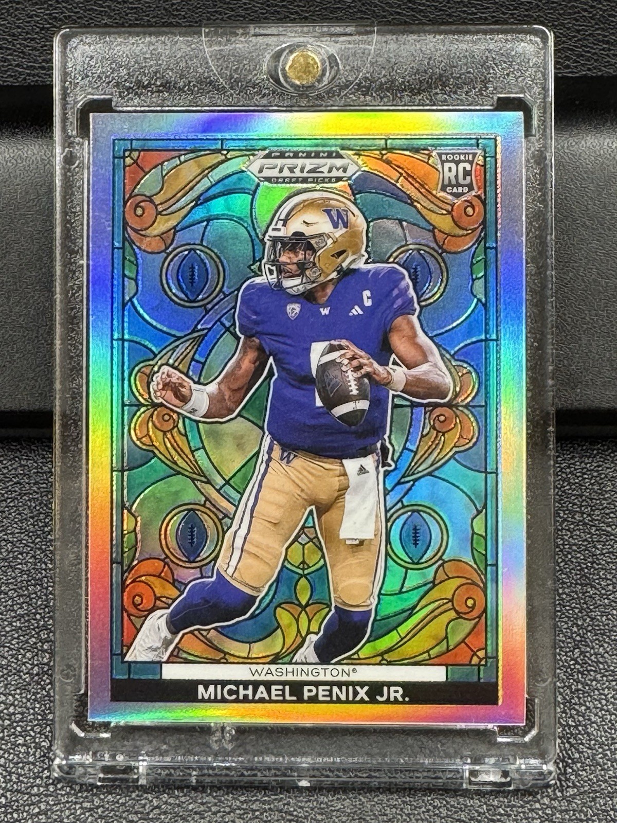2024 Panini Prizm Draft Picks Football - Michael Penix Jr. Stained Glass #SG-MPJ