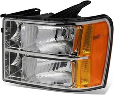 Auto Dynasty Headlights Assembly Compatible with 2007-2014 GMC Sierra 1500 2500H