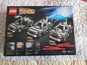 LEGO Back to the Future DeLorean Time Machine New Sealed 21103 Marty McFly