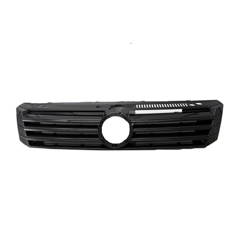 Full Black Carbon Fiber For 2012- 2013 2015 VW Passat Front Bumper Upper Grille - Picture 3 of 7