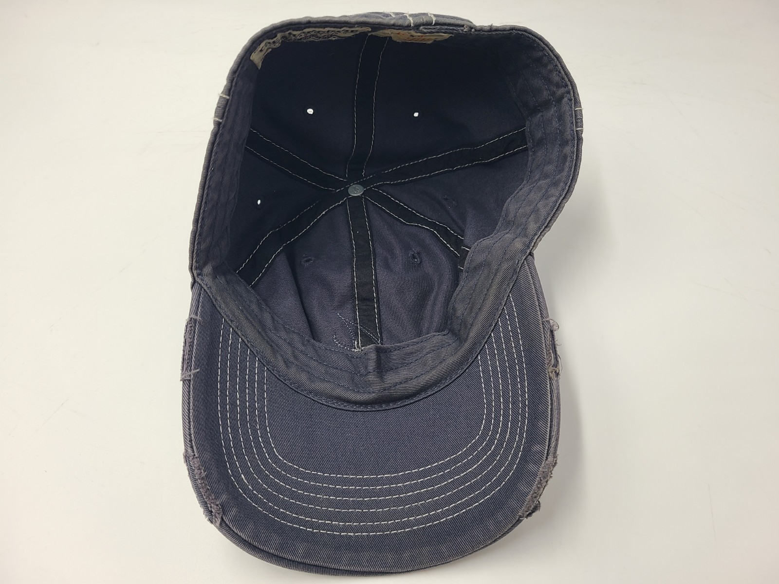 Atlanta Braves Twins Enterprise Franchise Distressed Perfect Fitted M Hat Cap