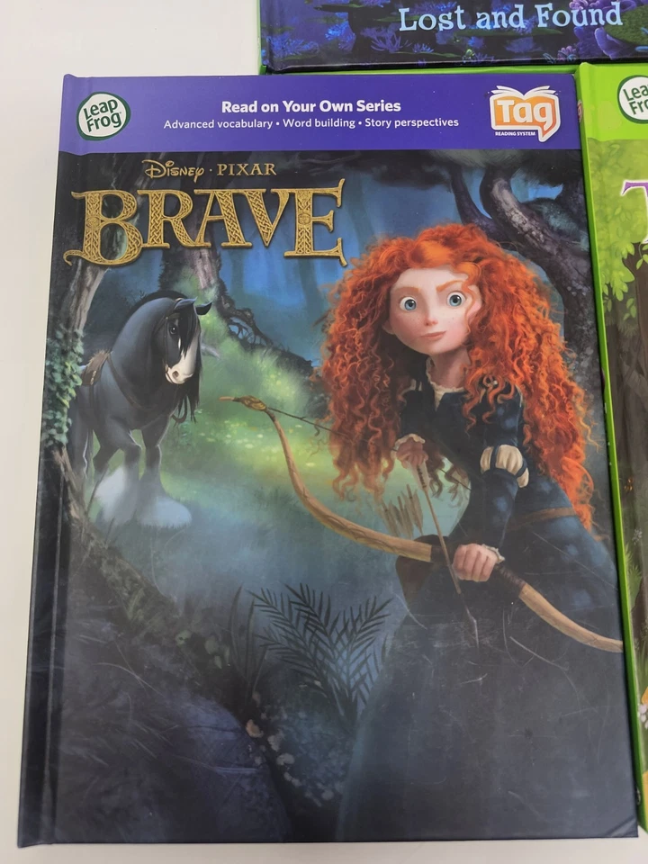 3 Leap Frog Tag LeapReader Books Disney Tangled Brave Finding Nemo - Image 3 of 4