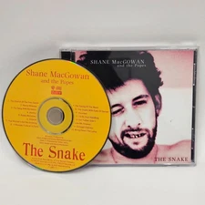 Shane MacGowan & the Popes The Snake CD 1995 Warner Bros ZTT VG+ Folk Punk