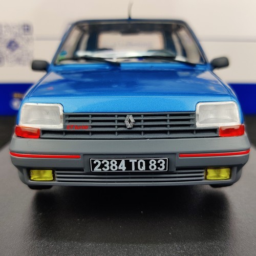 VOITURE SOLIDO RENAULT 5 GT TURBO MK1 BLEU ALPINE 1985 1:18 NEUF BOITE S1810004 - Photo 11/17
